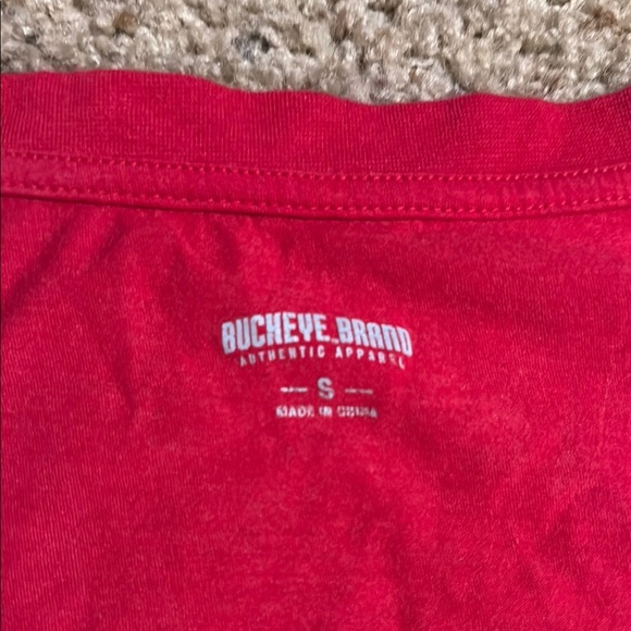 Ohio State Women's Red V-Neck Top - Picture 3 of 3